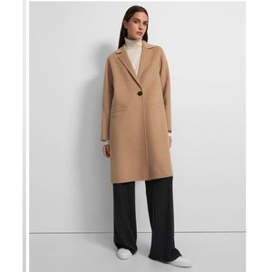 Brand New with tag Theory Overcoat in Double Face Wool-Cashmere M